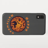Gelukkig Halloween lantaarn zwarte kat spinnen en  Case-Mate iPhone Case (Achterkant (horizontaal))