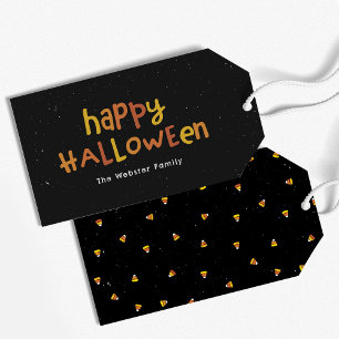 Gelukkig Halloween leuk leuk gepersonaliseerd Cadeaulabel