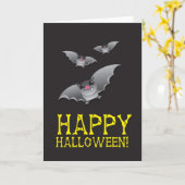 Gelukkig Halloween met leuke getikt Kaart (Gele Bloem)