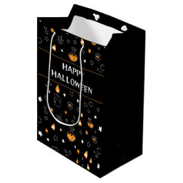 Gelukkig Halloween patroon Medium Cadeauzakje