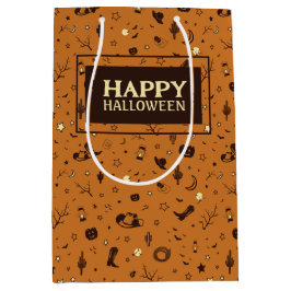Gelukkig Halloween patroon Medium Cadeauzakje