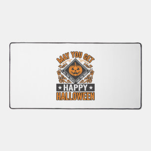 Gelukkig Halloween Pompoen Snoepjes Vintage Bureaumat