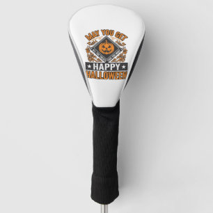 Gelukkig Halloween Pompoen Snoepjes Vintage Golfheadcover