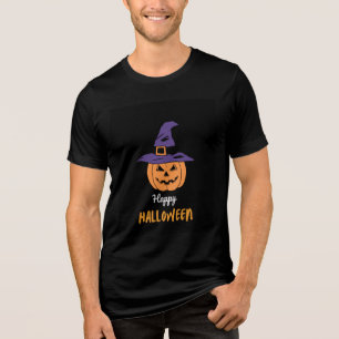 Gelukkig Halloween Pompoen T-Shirt - Cute Heksenho
