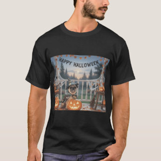Gelukkig Halloween Pug: De Spookachtigste, Schatti T-shirt