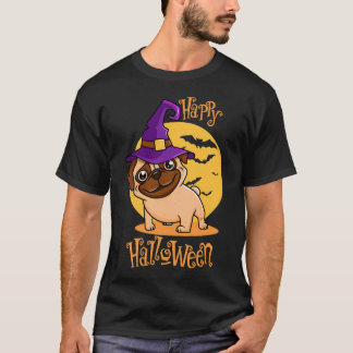 Gelukkig Halloween Pug - Een Feestdag  T-shirt