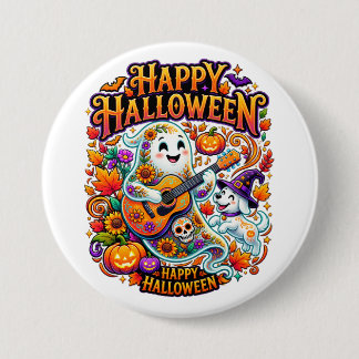 gelukkig Halloween Ronde Button 7,6 Cm