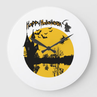 gelukkig halloween t-shirt grote klok