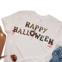 Gelukkig Halloween T-shirt van Posh Little Finds