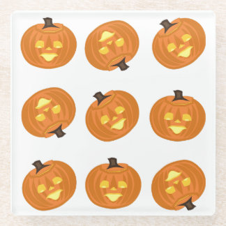 Gelukkig Halloween-thema onderzetters