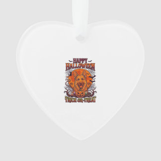 Gelukkig Halloween Trick Or Treat Duitse Herderspo Ornament
