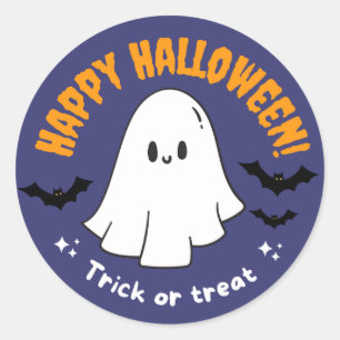 Gelukkig Halloween Trick or Treat Verpakkingslabel Ronde Sticker