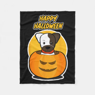 Gelukkig Halloween voor hondenliefhebber - Pompoen Fleece Deken