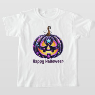 Gelukkig Halloween Zwarte Jack o'Lantern T-shirt