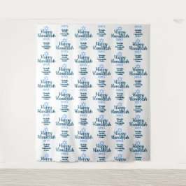 Gelukkig Hanukka Feest Achtergrond Foto Achtergron Wandkleed