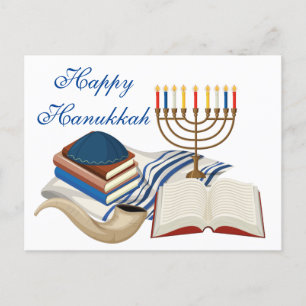 Gelukkig Hanukka Menorah Briefkaart