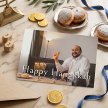 Gelukkig Hanukkah Familie Foto  Vakantieviering