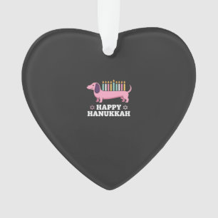 Gelukkig Hanukkah Saushond Hond Ornament