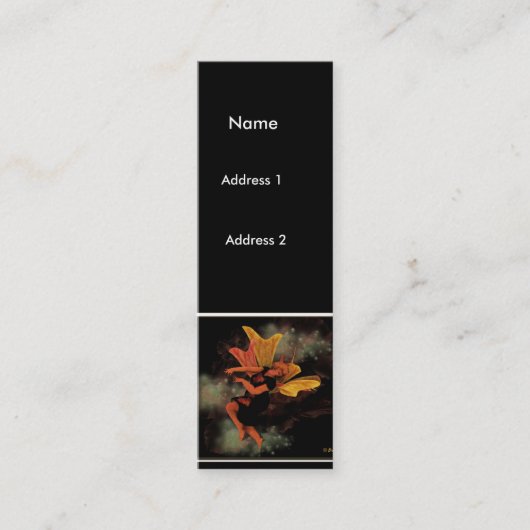 Gelukkig... Happy Mini Visitekaartje (Voorkant)