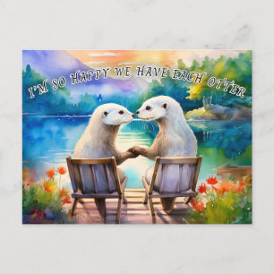 Gelukkig hebben we elkaar Otter Briefkaart