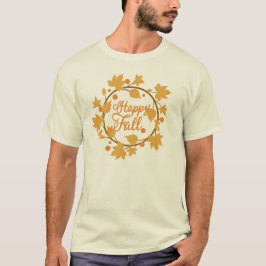 Gelukkig Herfst Y'All T-Shirt | Herfst Pompoen Sei