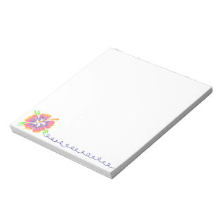 Gelukkig Hibiscus Notitieboek Notitieblok