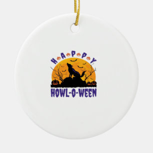 Gelukkig Hoe Hoe Hoe Hoe Halloween Honden Essentie Keramisch Ornament