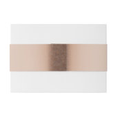 Gelukkig Hoefijzer bruin leder bruiloft met balban Uitnodigingen Wikkel (Achterkant Voorbeeld)