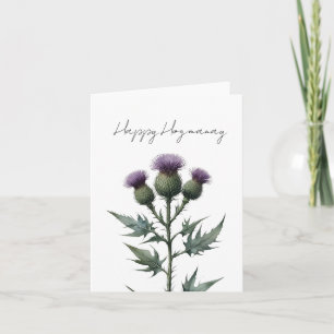 Gelukkig Hogmanay Feestdagen Kaart
