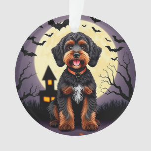 Gelukkig honden in Halloween-thema Ornament