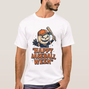 Gelukkig honkbal Ween vintage Halloween honkbal De T-shirt
