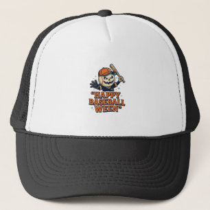 Gelukkig honkbal Ween vintage Halloween honkbal De Trucker Pet