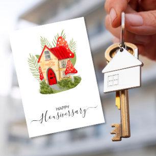 Gelukkig huisjubileum huisfeeverjaardag huisfee kaart
