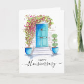 Gelukkig huisjubileum huisjubileum verwijzing kaart (Voorkant)