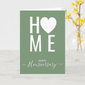 Gelukkig huisjubileum huisjubileum verwijzingskaar kaart (Gele Bloem)