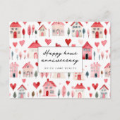 Gelukkig huisjubileum Mooie huis Huizen Makelaardi Briefkaart (Voorkant)