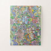 Gelukkig Hullabaloo Hollows Nieuwjaarsdag Legpuzzel (Verticaal)