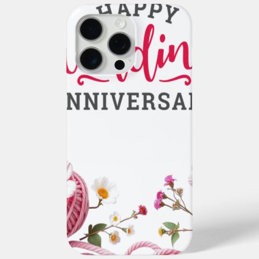 Gelukkig huwelijksjubileum Case-Mate iPhone case (Achterkant)