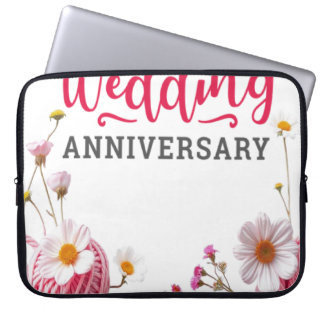 Gelukkig huwelijksjubileum  laptop sleeve
