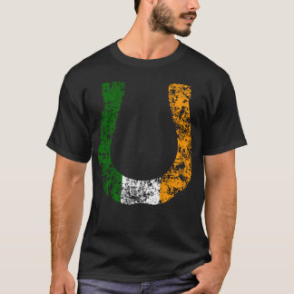 gelukkig Iers hoefijzer T-shirt