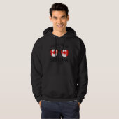 Gelukkig is Canada Dag niet bang dat de Canadees h Hoodie (Voorkant volledig)
