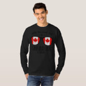 Gelukkig is Canada Dag niet bang dat de Canadees h T-shirt (Voorkant volledig)