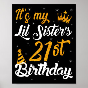 Gelukkig is het de 21e verjaardag van mijn kleine poster