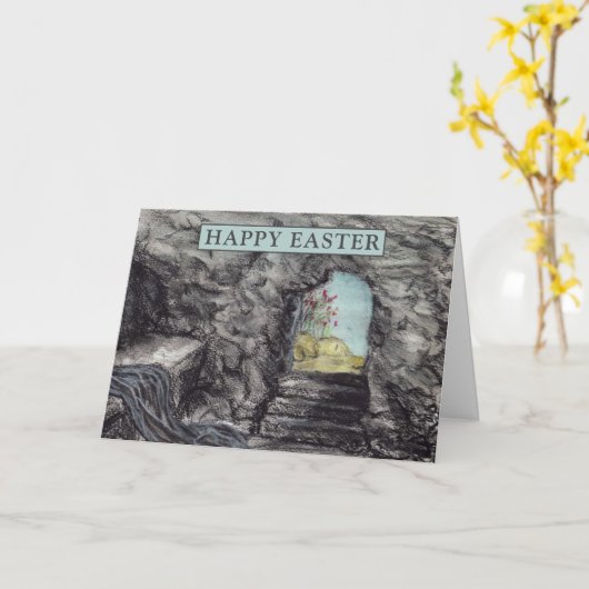 Gelukkig is Jezus dat hij Waterverf is geworden Kaart (Gele Bloem)