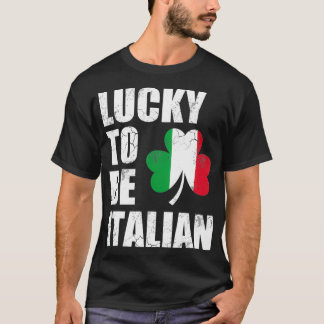 Gelukkig Italiaanse vlag Italië St Patrick's T-shirt