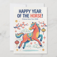 Gelukkig Jaar van het Paard 2026 - Chinees Nieuwja