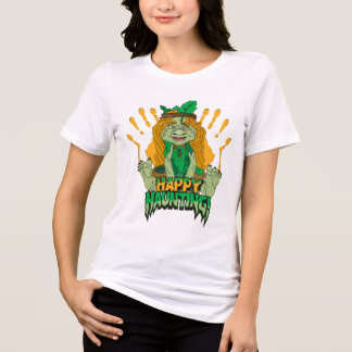 Gelukkig Jagen Dames Grafische T-Shirt