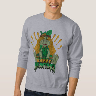 Gelukkig Jagen Retro Jager Grafische Sweatshirt