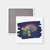 Gelukkig jij! Chocolate Covered Oreo Magneet (Voorkant / Achterkant)