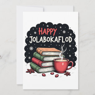 Gelukkig Jolabokaflod Gezinsfeest Cadeau Feestdagenkaart